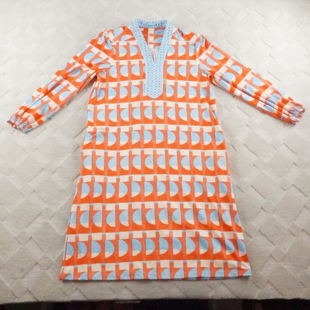 J. McLaughlin Geometric Pattern Dress